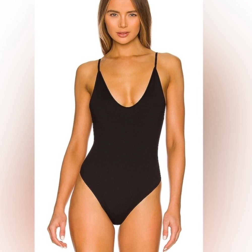 Swoop neck bodysuit